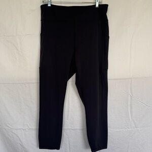 Lululemon Size 16 Invigorate High-Rise Crop 23” Legging Black Everlux